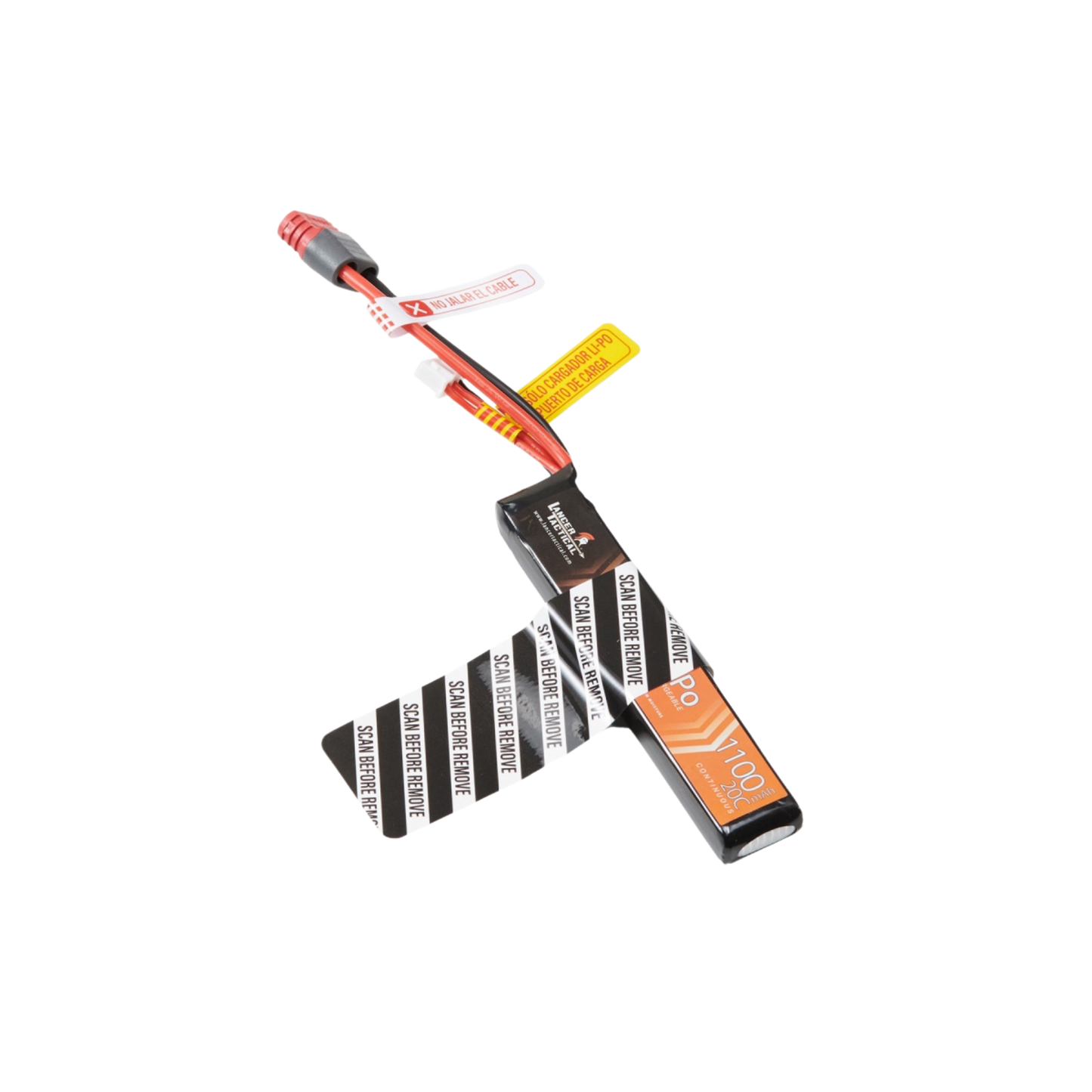 Lancer Tactical 7.4V 1100mAh 20C Stick Lipo Battery