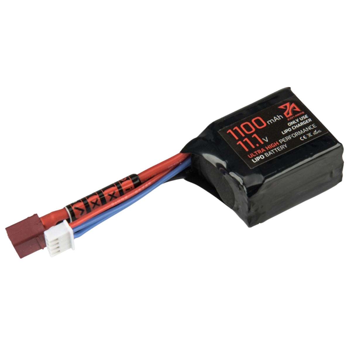 Zion Arms 11.1v 1100mAh Lithium-Ion Brick Type Battery