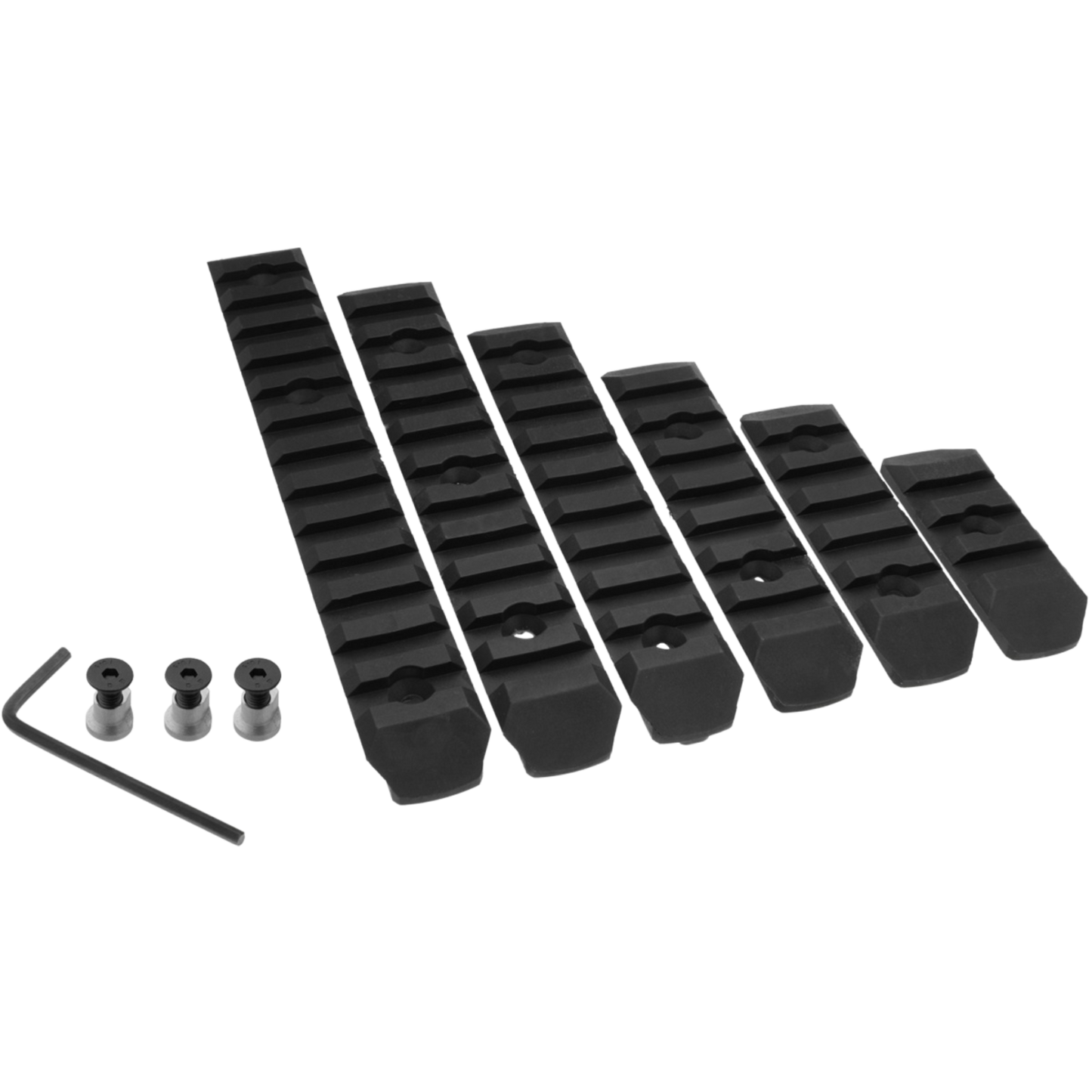 Atlas Custom Works 6 Piece KeyMod Polymer Picatinny Rail Set