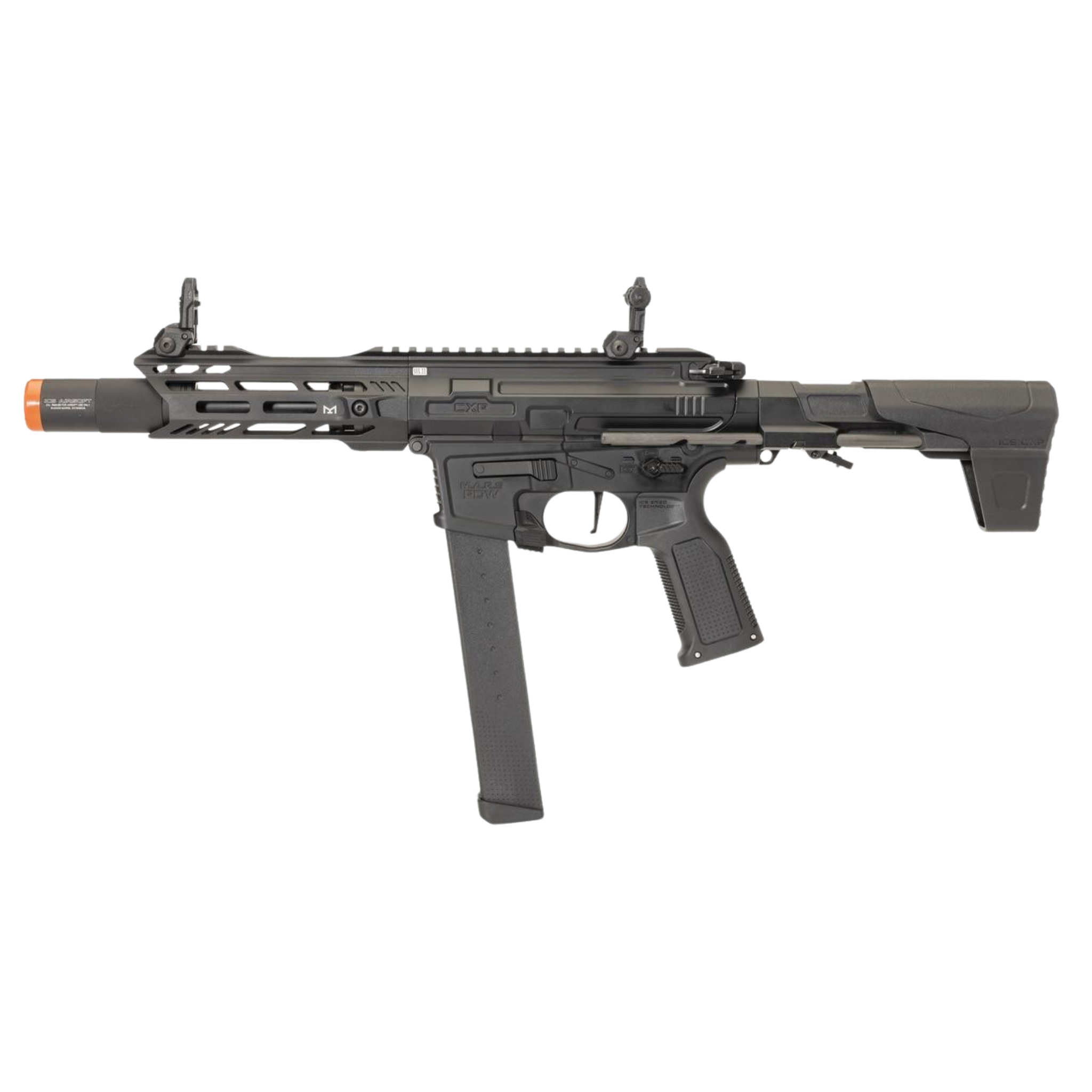 ICS CXP-MARS PDW9 Black Airsoft Submachine Gun – Fox Airsoft