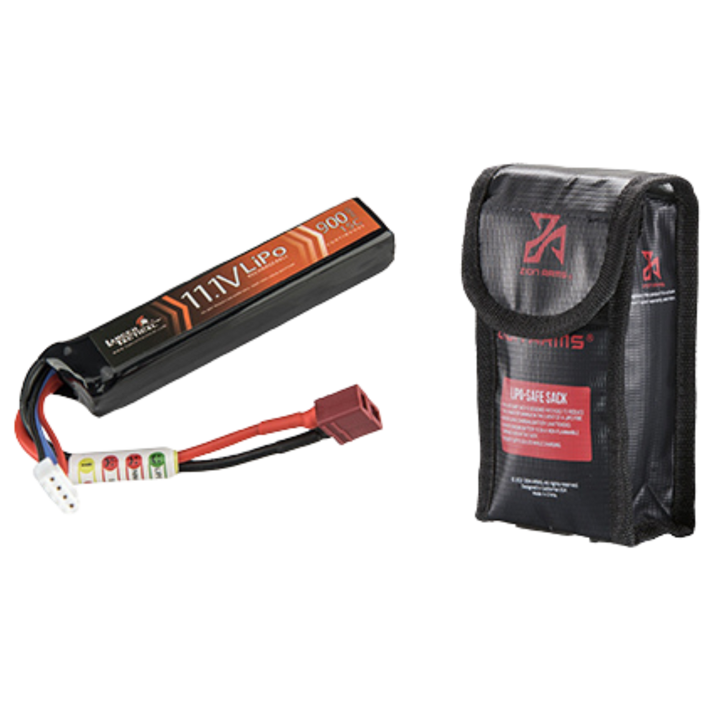 Lancer Tactical 11.1v 900mAh 15C Lipo Battery (Deans Connector)