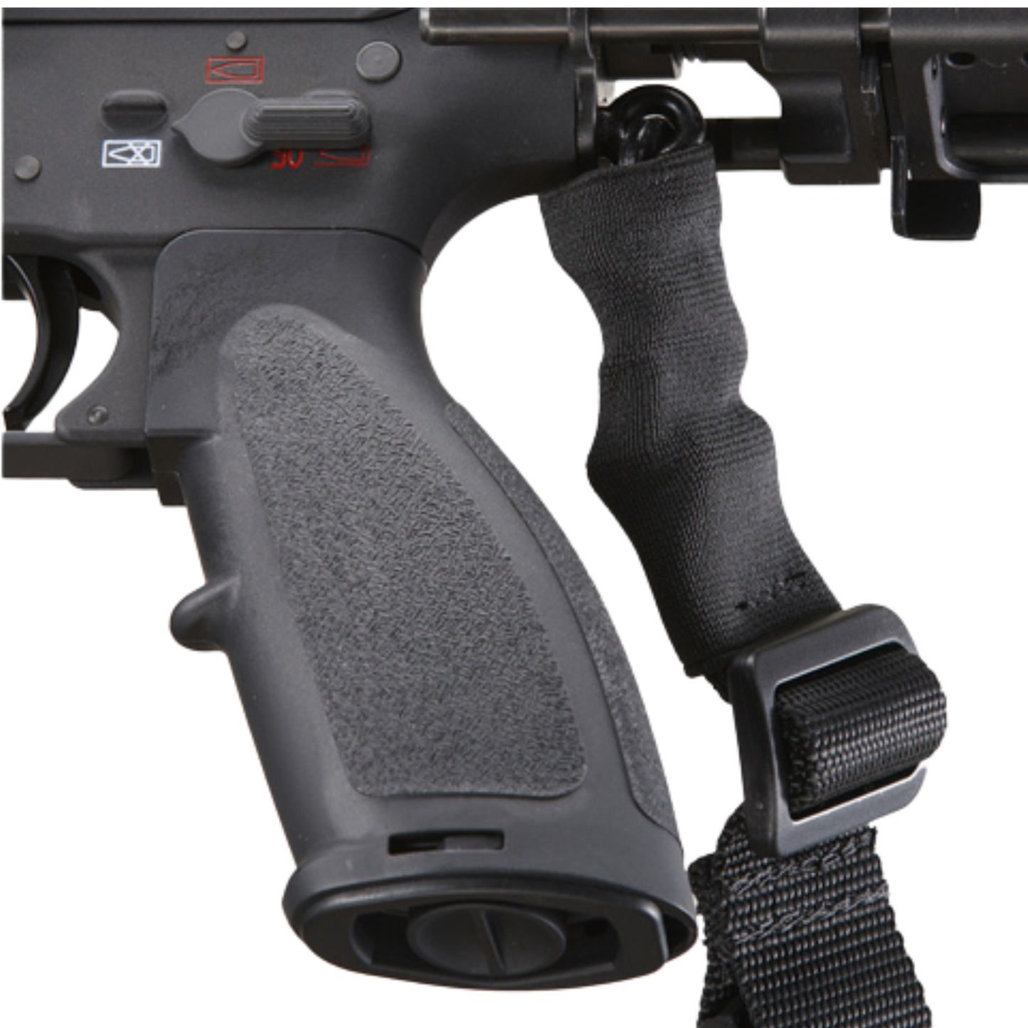 Lancer Tactical Heavy Duty Foam Padded Single Point Sling w/ QD Buckle (Color: Black)