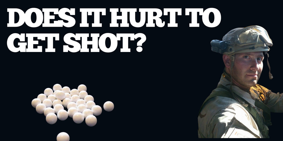 Does it hurt to get shot by an airsoft gun?