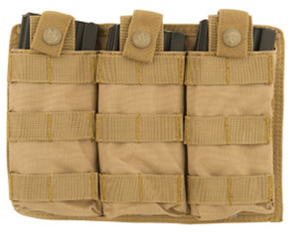 Lancer Tactical MOLLE M4 Triple Mag Pouch