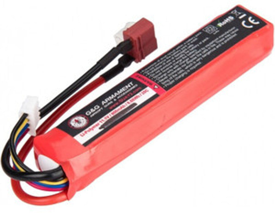 G&G LiPo Buffer Tube Battery 11.1v 800mAH