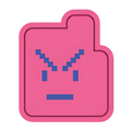 Angry Pink Unit PVC Patch