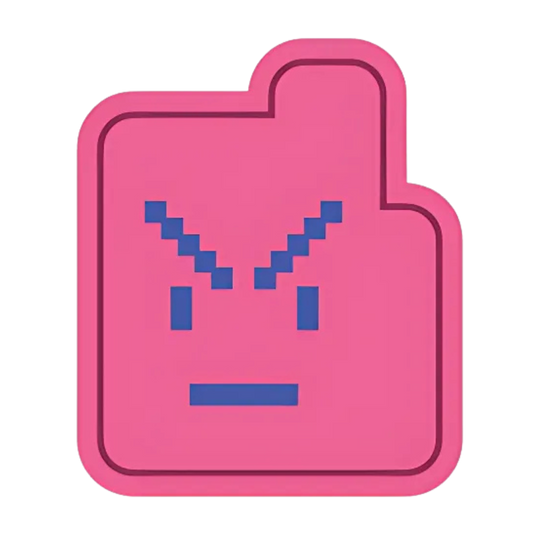 Angry Pink Unit PVC Patch