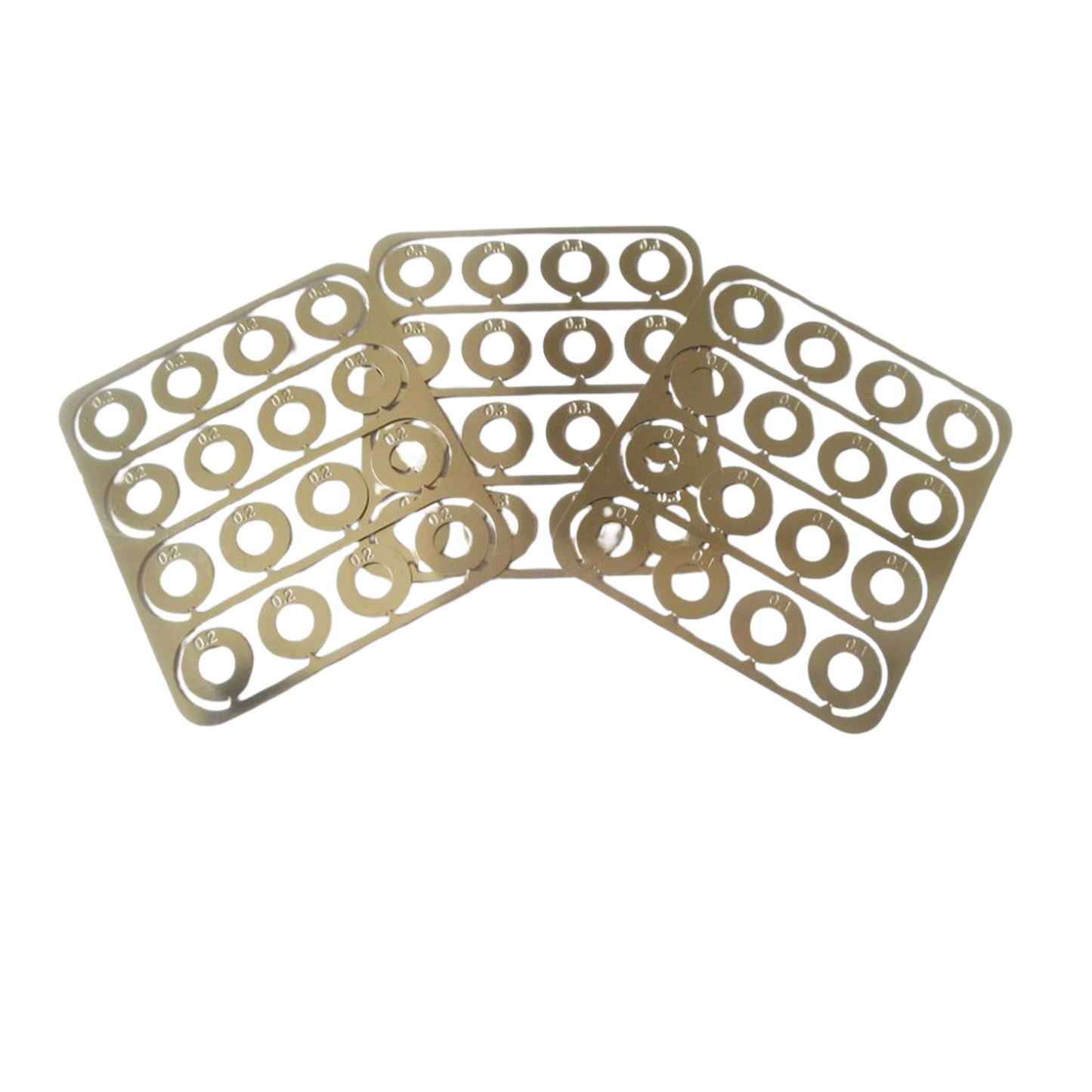 CNC Production Airsoft Gear Shim Set