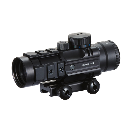 Lancer Tactical Prismatic 4x32 Compact Scope with Illuminated Reticle