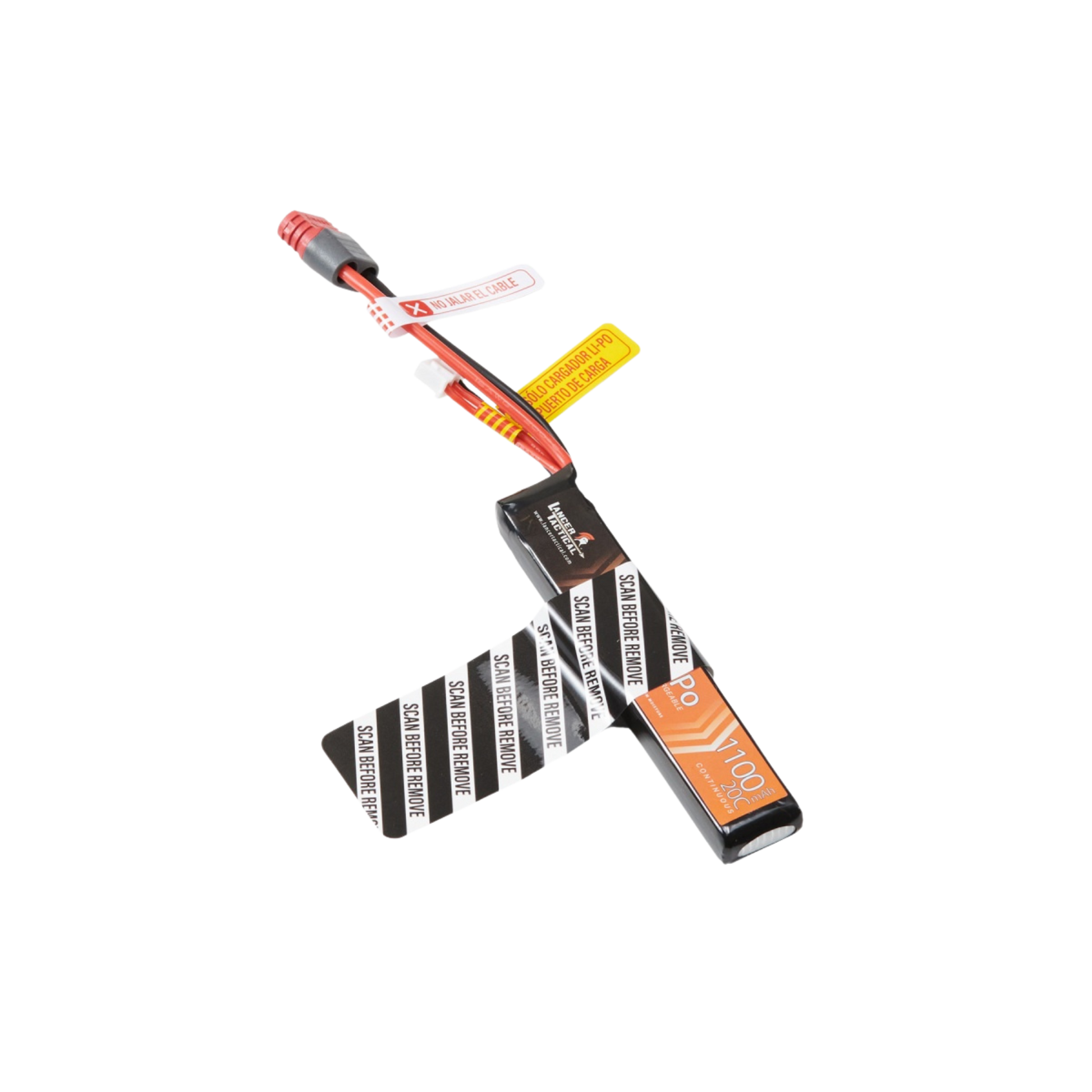 Lancer Tactical 7.4V 1100mAh 20C Stick Lipo Battery