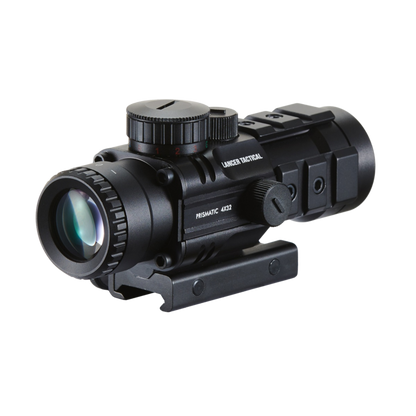 Lancer Tactical Prismatic 4x32 Compact Scope with Illuminated Reticle
