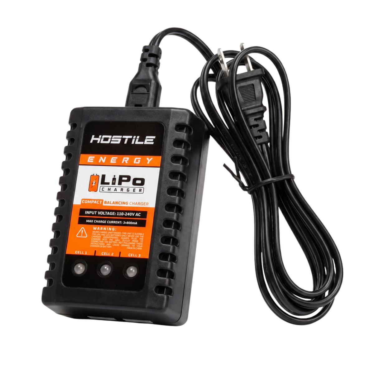 Hostile ENERGY - LiPo Compact Balancing Charger 2-3 Cell 8.V-12.6V