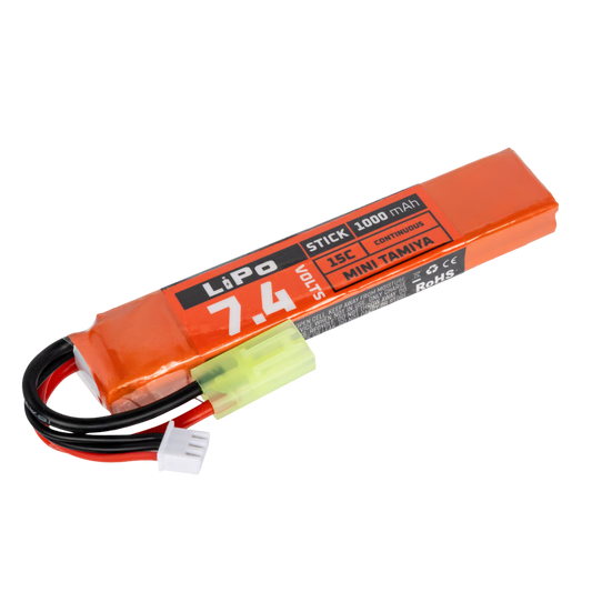 Hostile ENERGY - LiPo Battery 7.4V 1000mAh 15C Stick