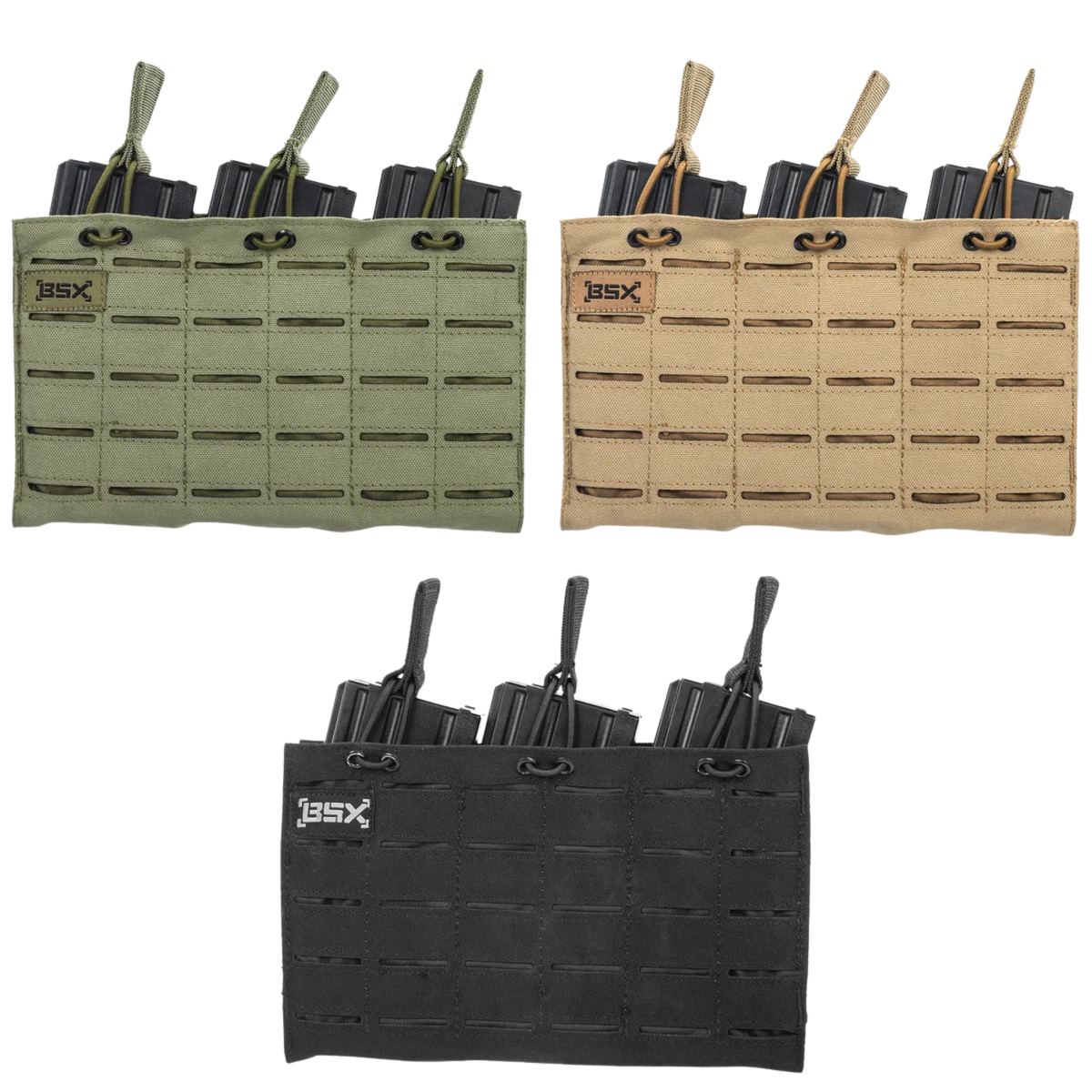 BSX Rifle Mag Pouch LC Triple