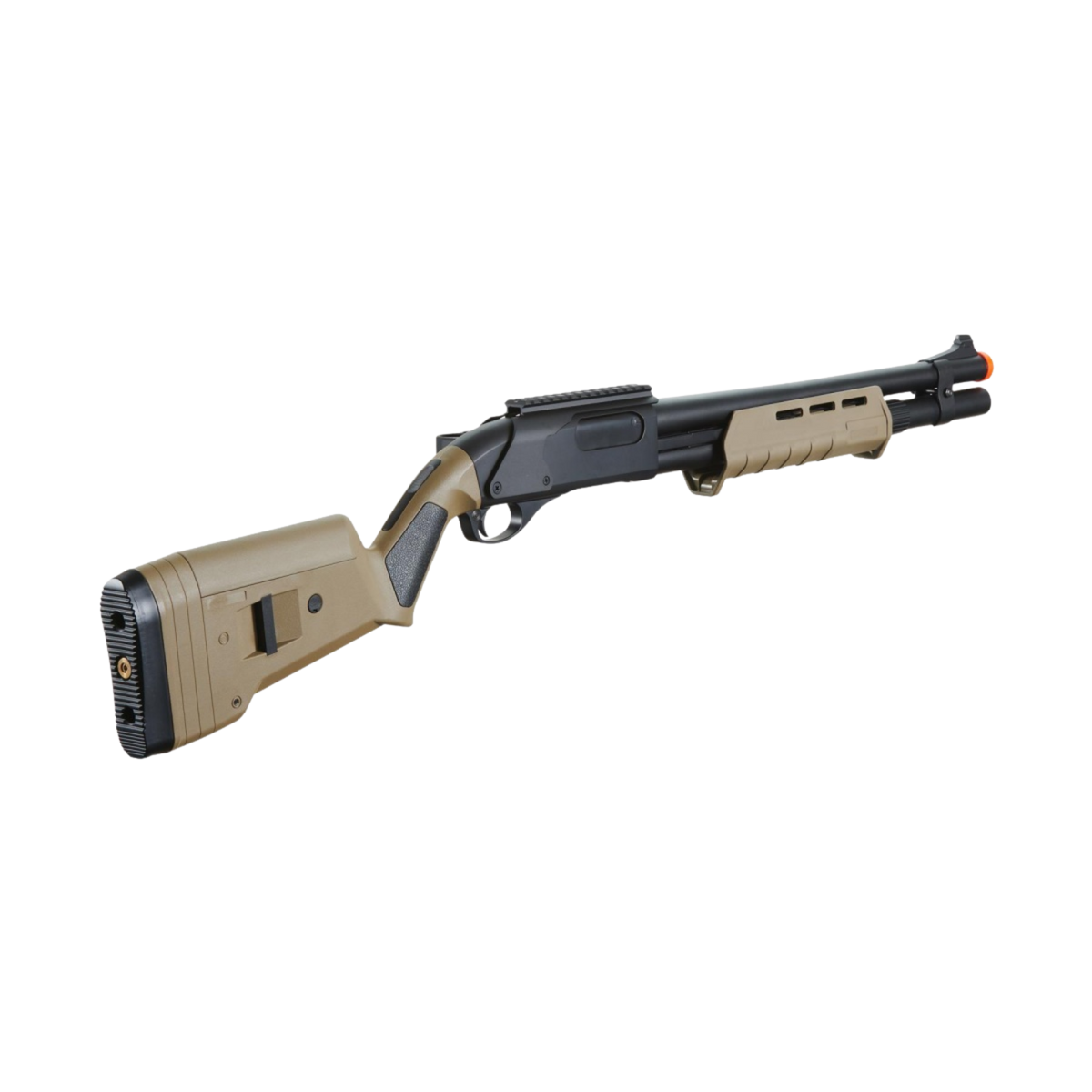 Golden Eagle Airsoft M870 MP M-LOK Style 3/6-Shot Pump Action Gas Shotgun