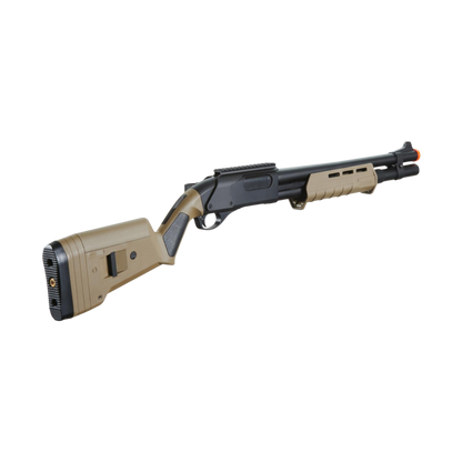 Golden Eagle Airsoft M870 MP M-LOK Style 3/6-Shot Pump Action Gas Shotgun