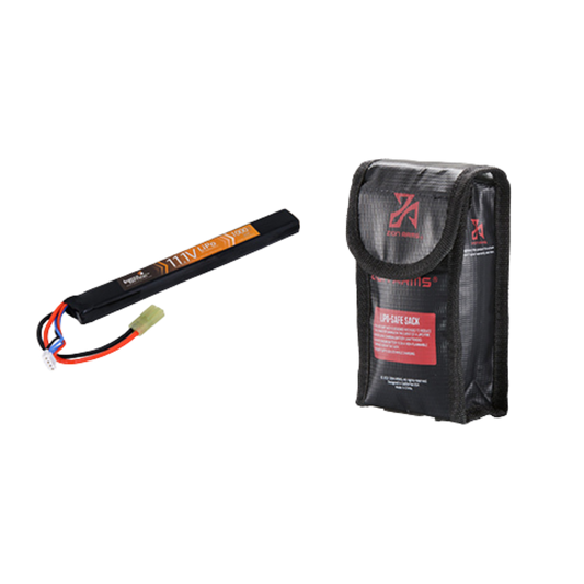 Lancer Tactical 11.1v 1000mAh 20C Long Stick Lipo Battery
