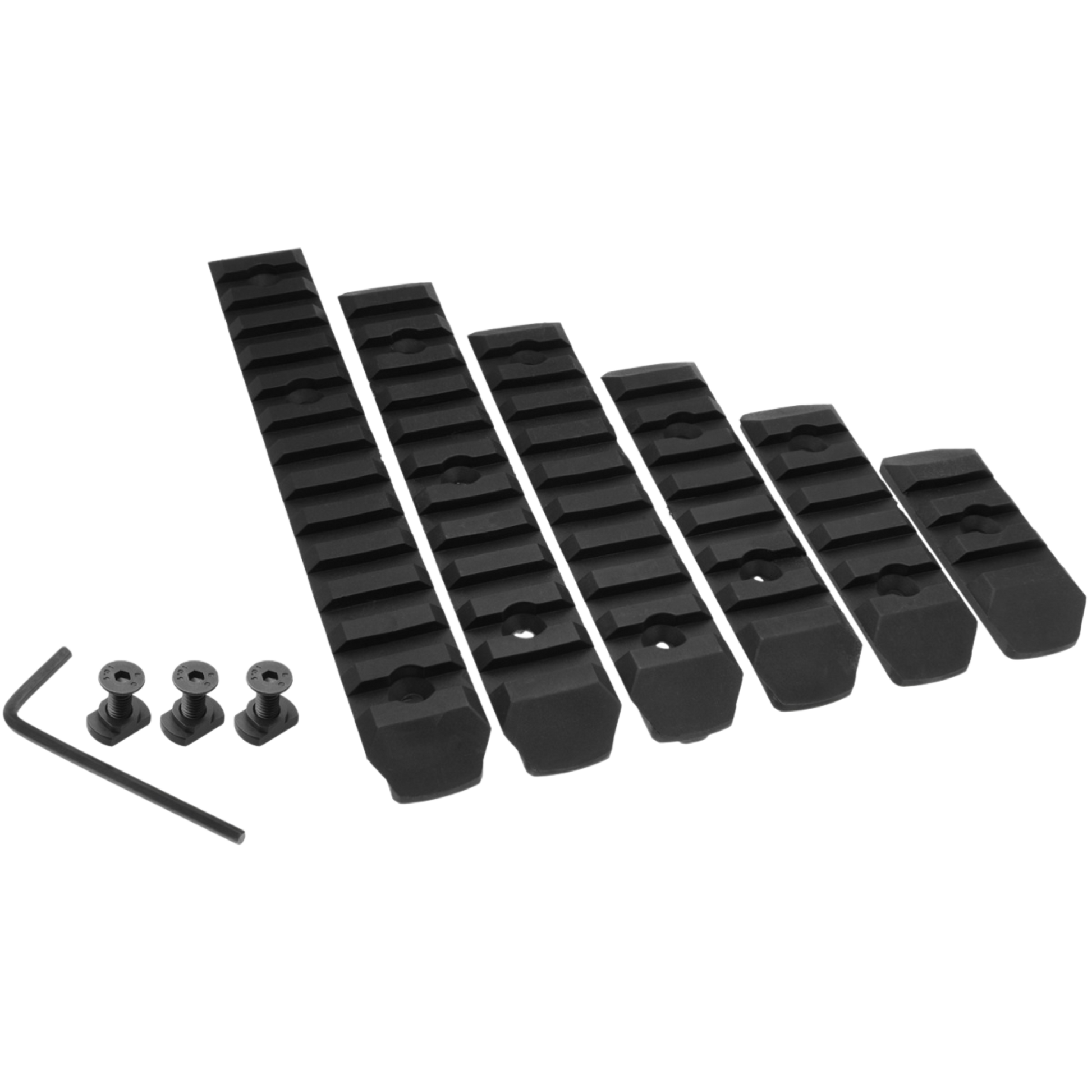 Atlas Custom Works 6 Piece M-LOK Polymer Picatinny Rail Set