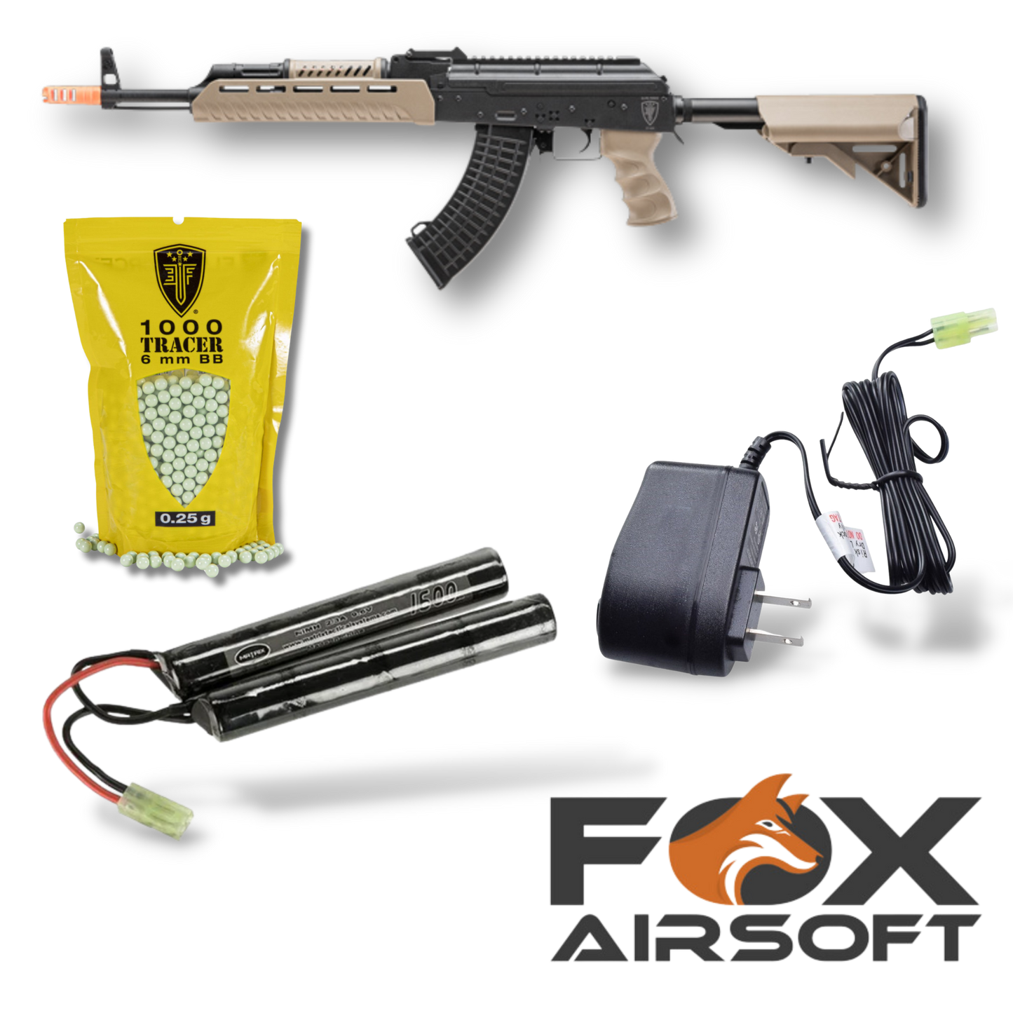 Elite Force AKX  w/ Eye Trace Airsoft Starter Kit