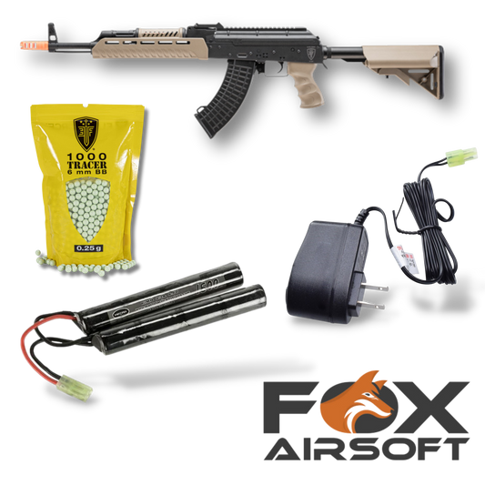 Elite Force AKX  w/ Eye Trace Airsoft Starter Kit