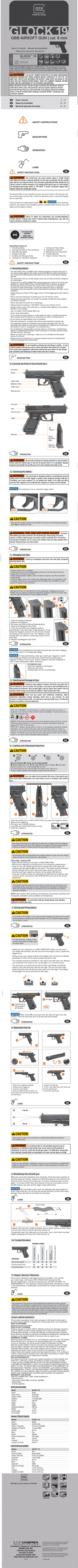 Elite Force Glock 19X Airsoft Pistol