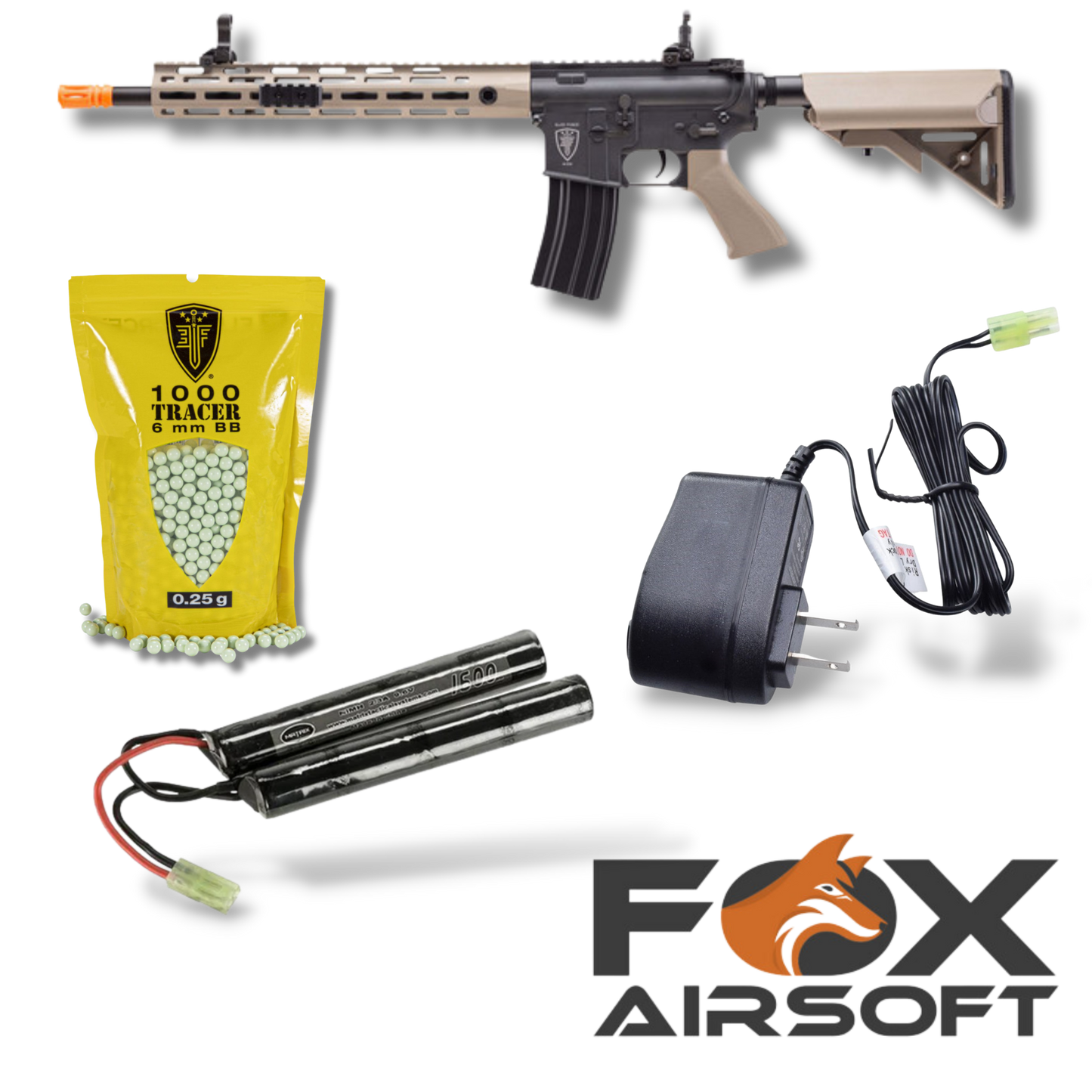 Elite Force M4 CFRX w/ Eye Trace Airsoft Starter Kit