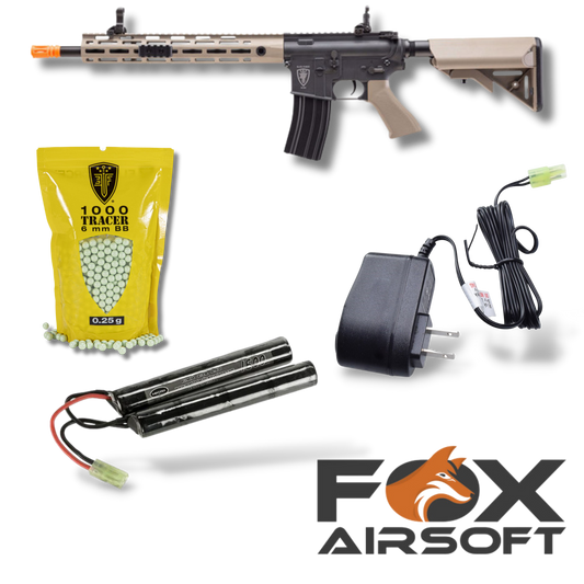 Elite Force M4 CFRX w/ Eye Trace Airsoft Starter Kit