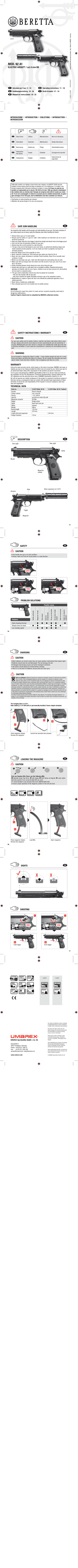 Elite Force Beretta M92A1 Full-Auto Pistol