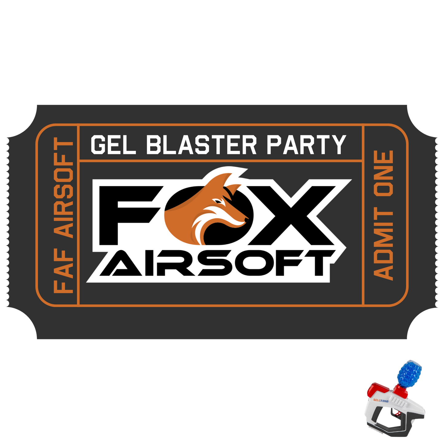 Gel Blaster Party Ticket - FAF Airsoft Field