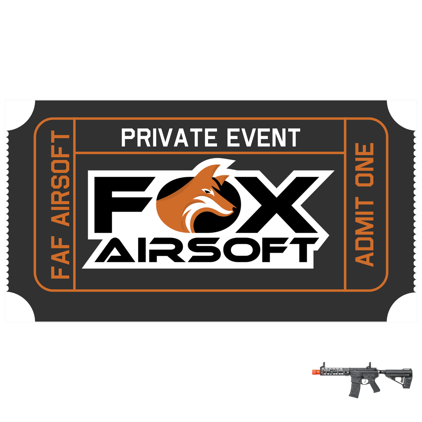 Private Airsoft Event Ticket