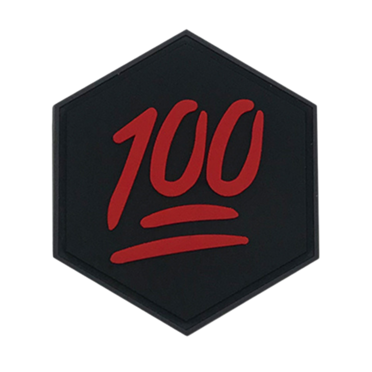 Hex PVC Patch 100 Points Emoji