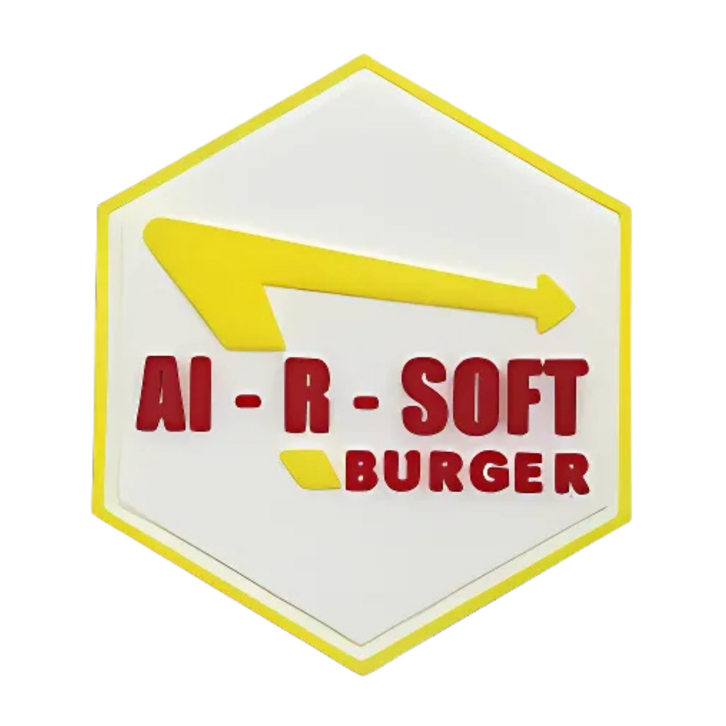 Hexagon PVC Patch Ai-R-Soft Burgers