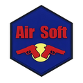Hexagon PVC Patch Airsoft Bull