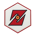 Hexagon PVC Patch Dragon Ball Z Logo