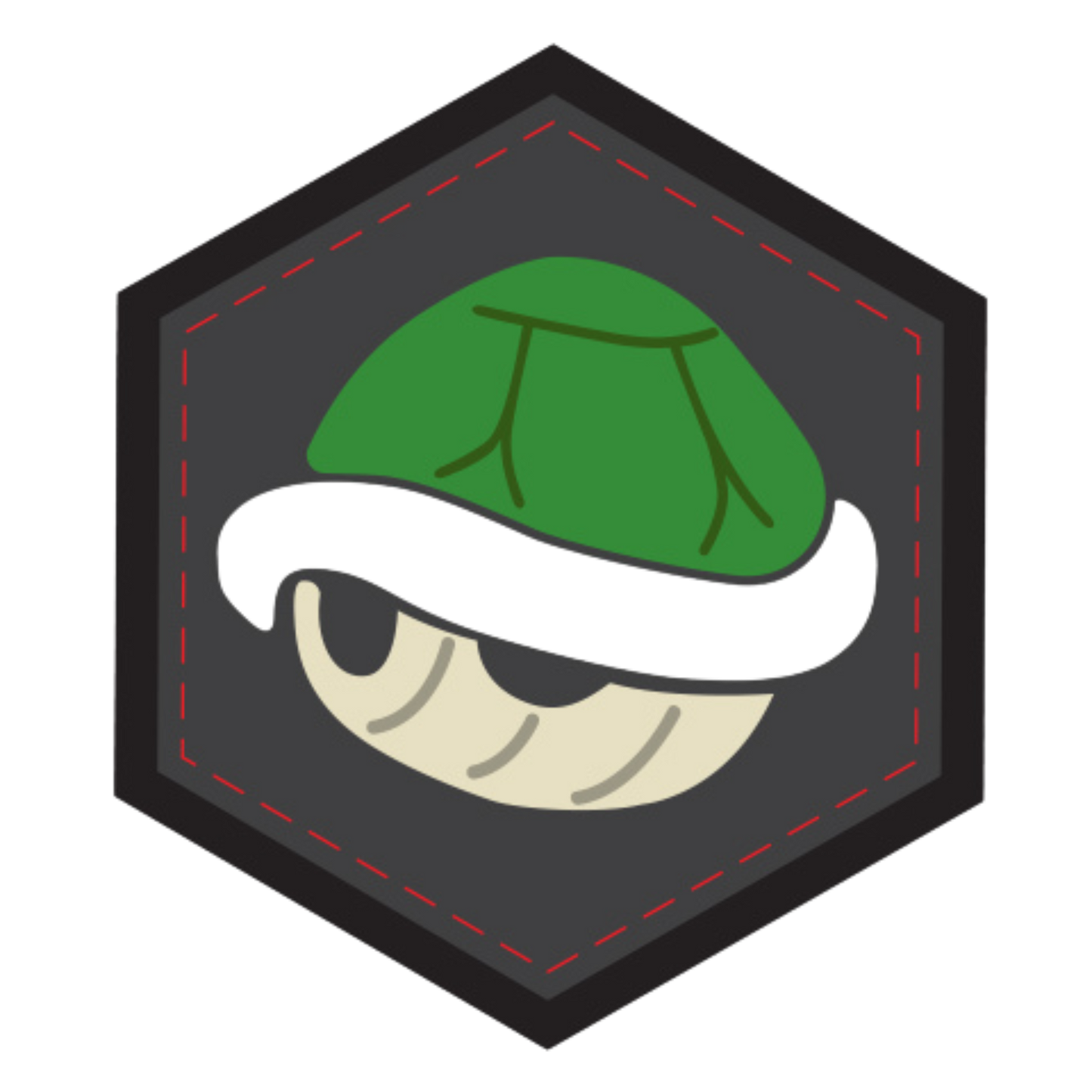 Koopa Green Shell PVC Patch