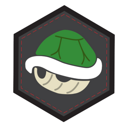 Koopa Green Shell PVC Patch