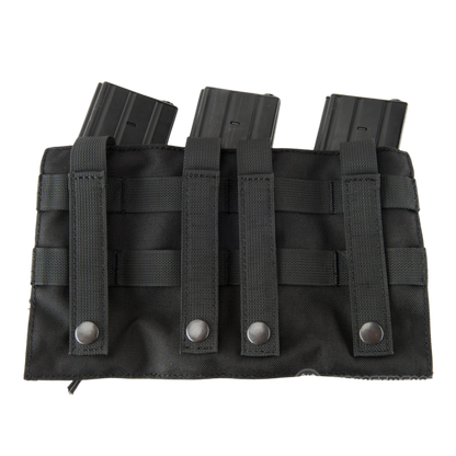 Lancer Tactical 1000D Nylon MOLLE 2-in-1 Triple M4/Pistol Mag Pouch