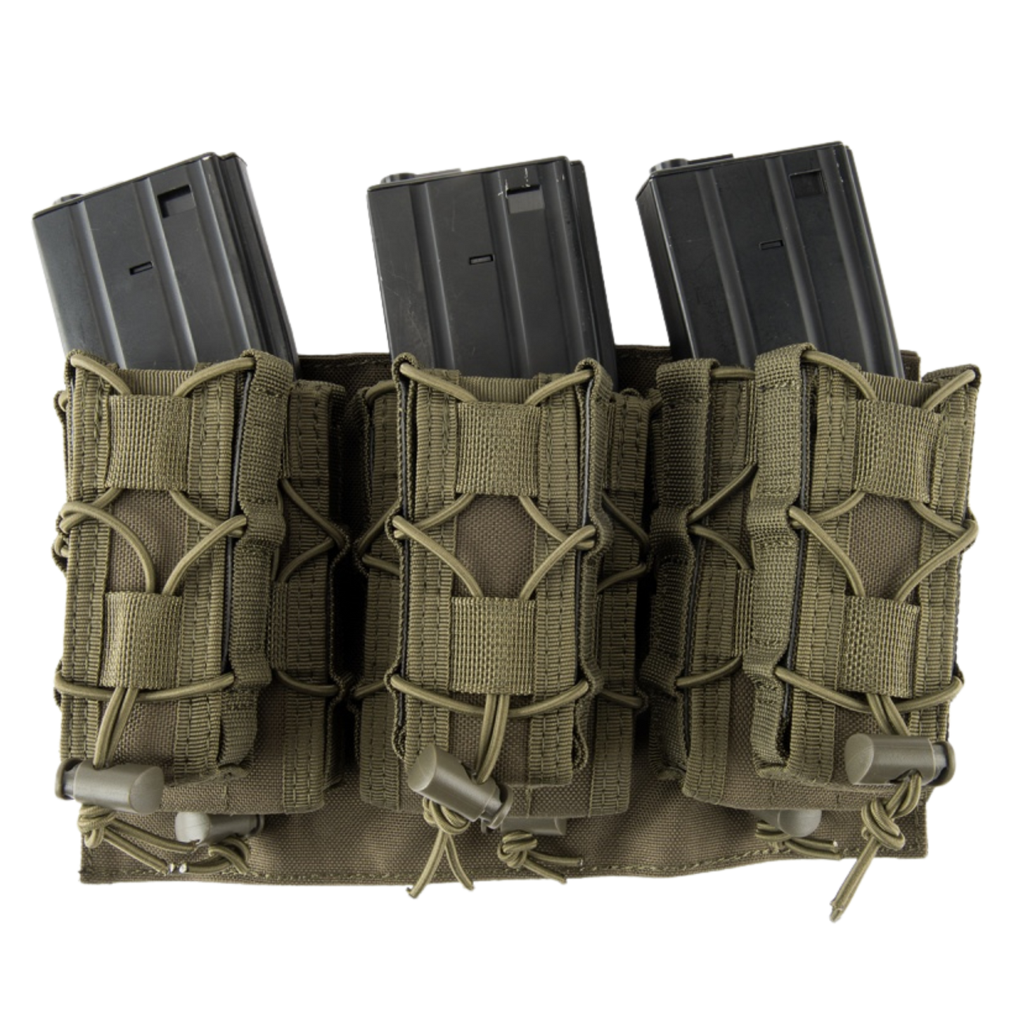 Lancer Tactical 1000D Nylon MOLLE 2-in-1 Triple M4/Pistol Mag Pouch