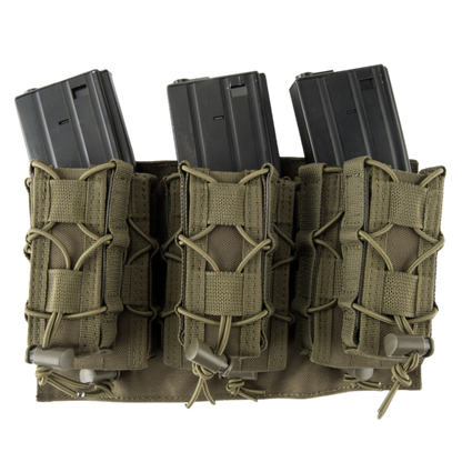 Lancer Tactical 1000D Nylon MOLLE 2-in-1 Triple M4/Pistol Mag Pouch