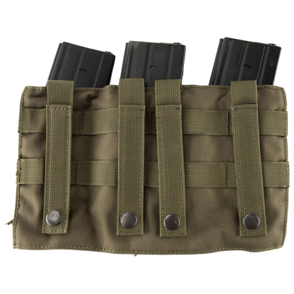 Lancer Tactical 1000D Nylon MOLLE 2-in-1 Triple M4/Pistol Mag Pouch