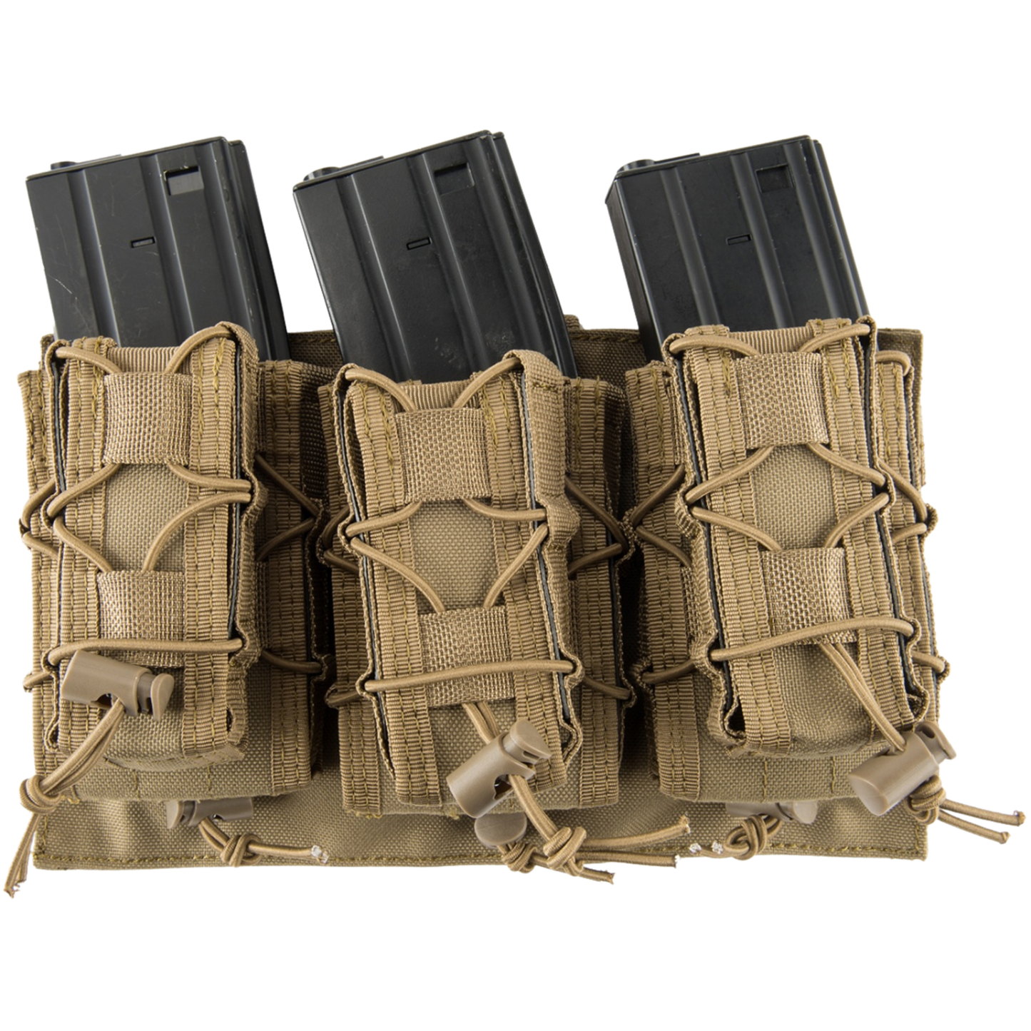 Lancer Tactical 1000D Nylon MOLLE 2-in-1 Triple M4/Pistol Mag Pouch