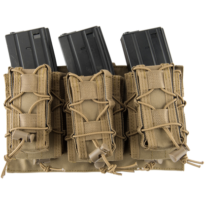 Lancer Tactical 1000D Nylon MOLLE 2-in-1 Triple M4/Pistol Mag Pouch