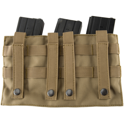 Lancer Tactical 1000D Nylon MOLLE 2-in-1 Triple M4/Pistol Mag Pouch