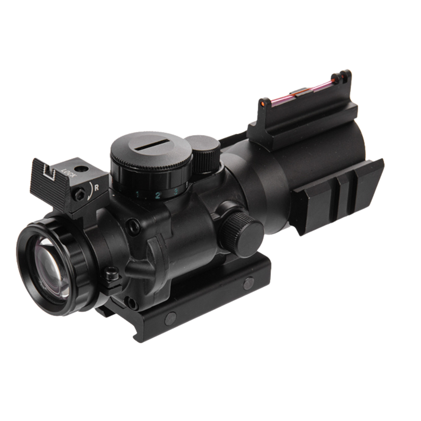 Lancer Tactical 4X32 Red, Green & Blue Illuminated Scope