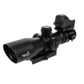 Lancer Tactical 3-9X42 Red & Green Illuminated Scope W/ Micro Red Dot