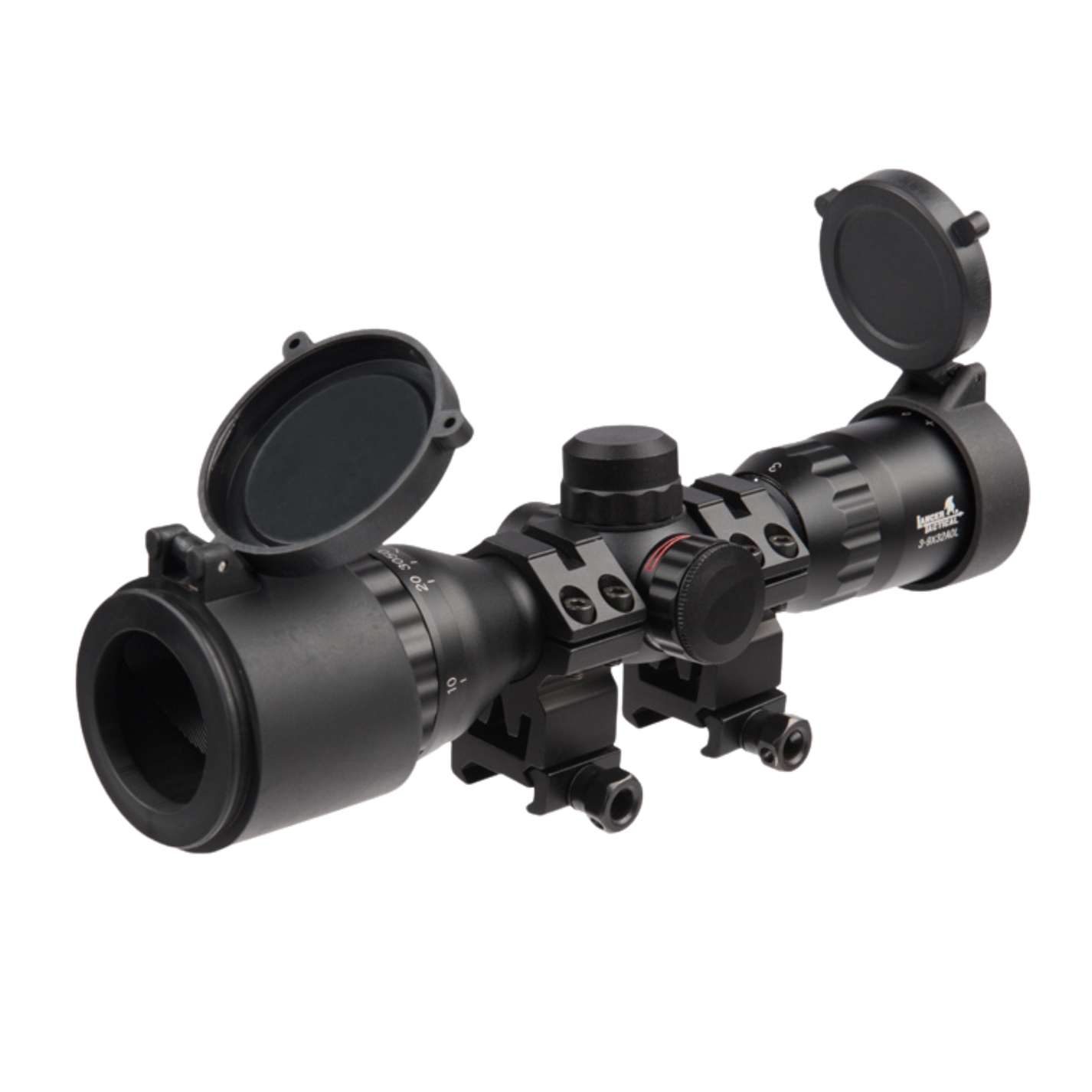 Lancer Tactical 39x32 AOL MILDOT Rifle Scope Fox Airsoft