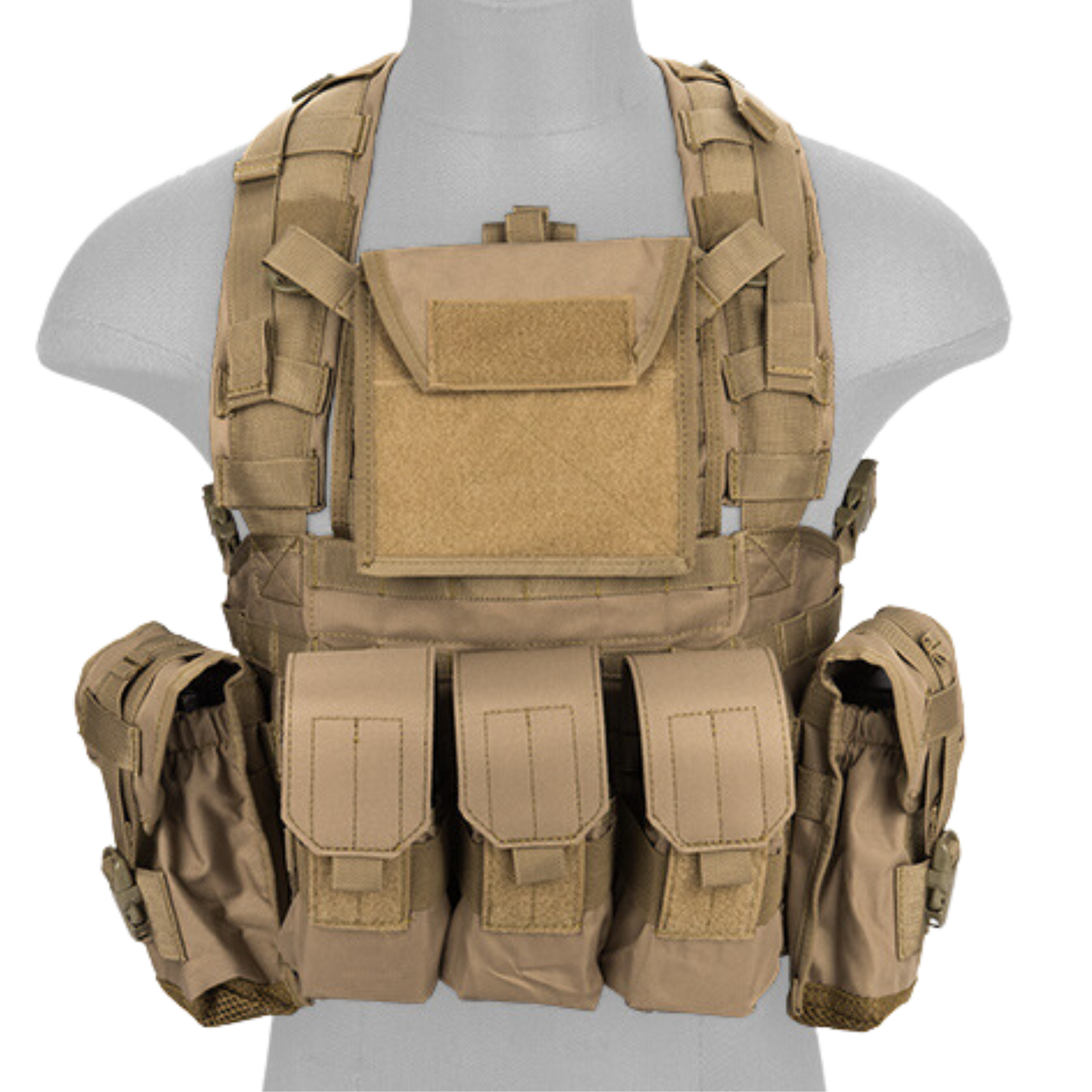 Lancer Tactical Modular Chest Rig w/ Hydration Slot