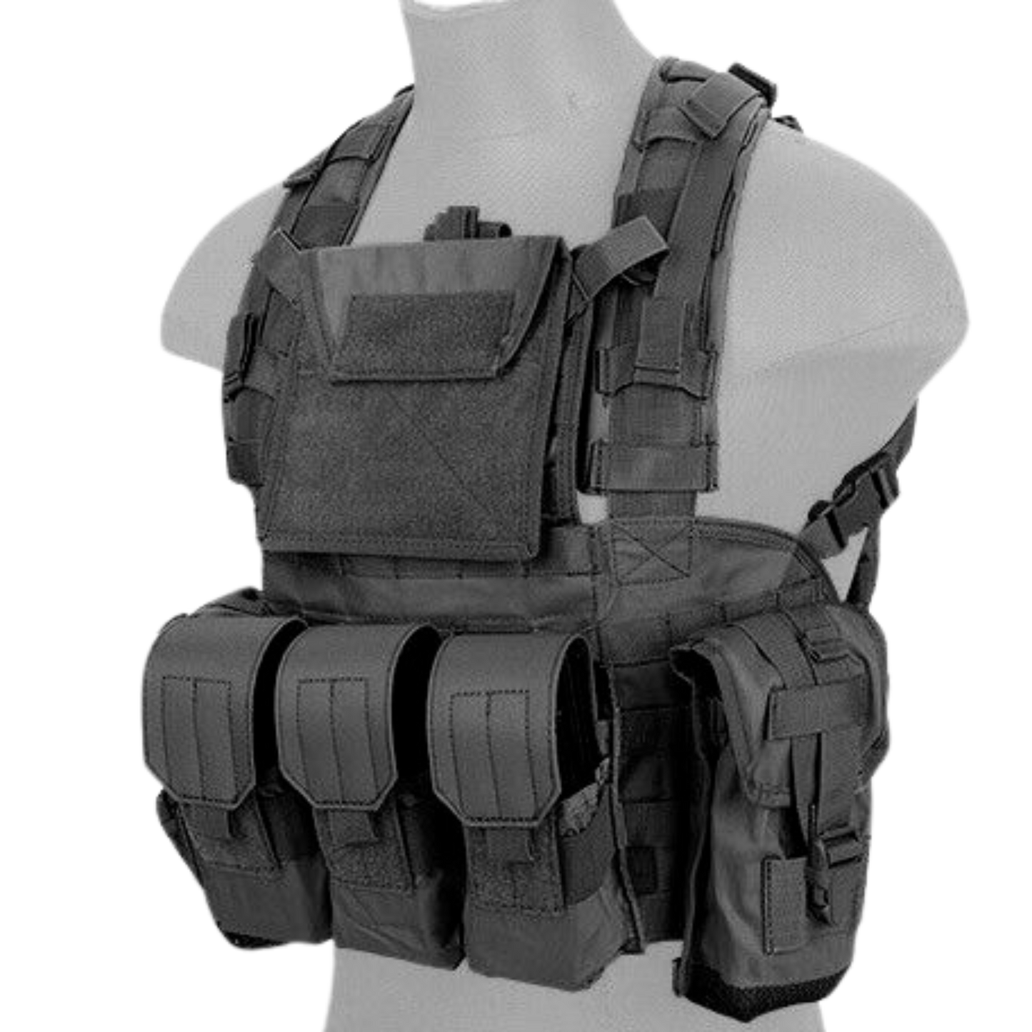 Lancer Tactical Modular Chest Rig w/ Hydration Slot