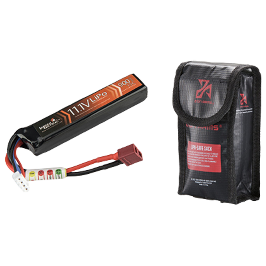 Lancer Tactical 11.1v 900mAh 15C Lipo Battery (Deans Connector)
