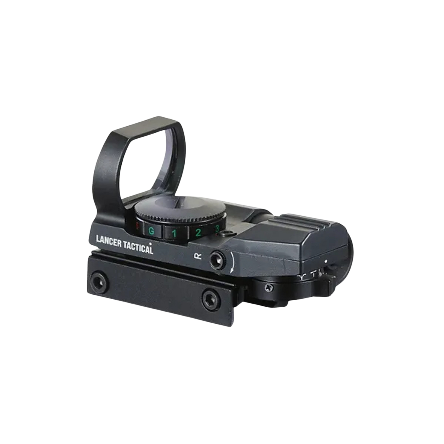 Lancer Tactical 4-Reticle Red/Green Reflect Sight & Laser